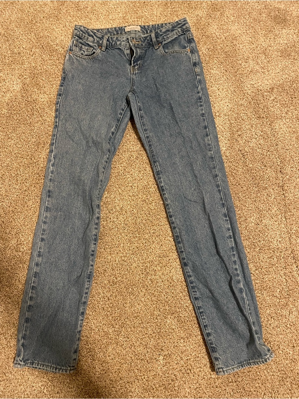 PacSun Straight-Leg Women’s Jeans - Light Blue Wash